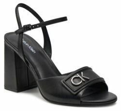 Calvin Klein Sandale Heel Sandal 85 Relock Lth HW0HW01937 Negru