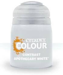  Citadel Contrast Paint (Apothecary White) -kontrasztos szín - fehér