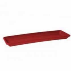Artevasi Venezia Rectangular Saucer 40 cm Dark Red színű műanyag balkonláda alátét