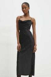ANSWEAR rochie culoarea negru, maxi, mulata BMYX-SUD02N_99X