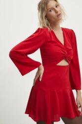 ANSWEAR rochie culoarea rosu, mini, evazati BBYH-SUD03E_33X