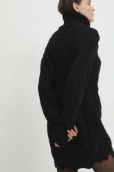 ANSWEAR rochie culoarea negru, mini, oversize BBYH-SUD018_99X