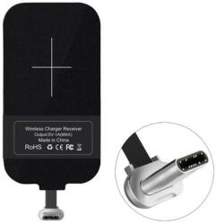 Nillkin MAGIC TAGS wireless töltő adapter (hosszított fej, fogadóegység, gyorstöltő, USB-C töltőcsatlakozó) fekete (GP-93670) - bzcomp