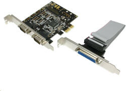LogiLink 2xSoros 1xPárhuzamos bővítő kártya PCI-E (PC0033)