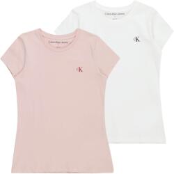 Calvin Klein Tricou roz, alb, Mărimea 16