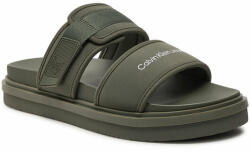 Calvin Klein Jeans Papucs Calvin Klein Jeans Double Bar Sandal Wb In Br YM0YM00946 Dusty Olive/Classic Green 0II 40 Férfi