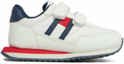 Tommy Hilfiger Sneakers Tommy Hilfiger Flag Low Cut Velcro Sneaker T1B9-33129-0208 M White 100