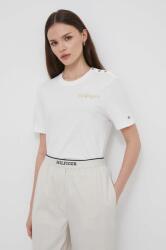 Tommy Hilfiger pamut póló női, bézs - bézs XL - answear - 25 990 Ft
