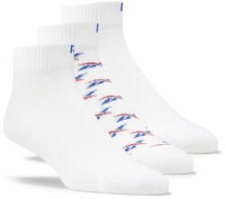 Reebok Șosete Medii Unisex Reebok Classics Ankle Socks 3 Pairs GD1030 white/vector blue/vector red