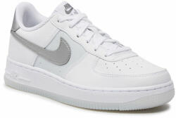 Nike Cipő Nike Air Force 1 Gs FV3981 100 White/Metalic Silver 40 Női