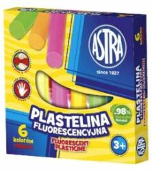 ASTRA Gyurma ASTRA fluoreszkáló 6 színű (83811906) - irodaszer