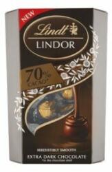 Lindt Csokoládé LINDT Lindor 70% Cacao étcsokoládé golyók díszdobozban 200g (14.02030)