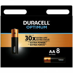 Duracell OPTIMUM AA LR6 alkáli elemek 8 db (DURBAT2020)