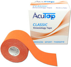 AcuTop Classic Kineziológiai Tapasz 5 cm x 5 m Narancssárga (SGY-AT28-ACU) - sportgyogyaszati