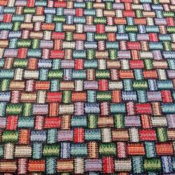  Retro 5 fonott mintás bútorvászon