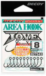 Decoy AREA HOOK TYPE-X AH-10 JOVE #8 barbless (szakáll nélküli) horog