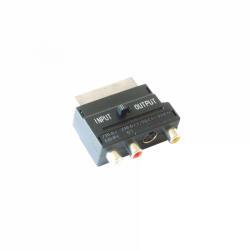 USE V 50SX Videó átalakító, 21 pólusó SCART dugó-3xRCA aljza+SVHS aljzat ( V 50SX ) (V 50SX)