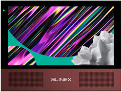 Slinex SONIK 7 videó kaputelefon beltéri egység 7" IPS 16: 9 kijelző monitor, fekete/marsala (SONIK 7 M)