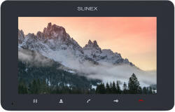 Slinex SM-07MHD 7" TFT 16: 9 videó kaputelefon beltéri egység - képernyő kijelző monitor, grafit (SM-07MHD B)