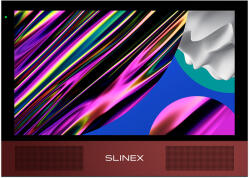 Slinex SONIK 10 videó kaputelefon beltéri egység 10" IPS 16: 9 kijelző monitor, fekete/marsala (SONIK 10 BM)
