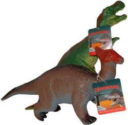 UP Int'l Set 2 figurine dinozauri din cauciuc, t-rex verde si tsintaosaurus, 34 cm (UP26697TT) - bekid