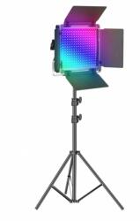 Neewer Panou Neweer RGB 480 LED, trepied 200 cm inclus, cabluri alimentare, gentuta transport