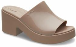 Crocs Sandale Crocs Brooklyn Slide High Shine Heel Maro - Latte 38-39 EU - W8 US