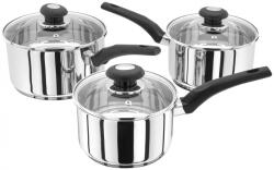 Judge Set cratite 6 piese Judge Essentials, otel inoxidabil, 16 18 20 cm, 1 1.6 2.1 l, argintiu (HO-HPA1) Ceaun