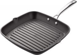Stellar Tigaie grill Stellar-York, aluminiu, 45.3x26x6 cm, negru argintiu (HO-SX35)