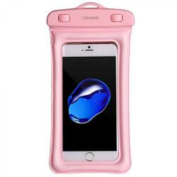 USAMS Husa Waterproof pentru Telefon 6 inch - USAMS Bag (US-YD007) - Pink (KF234351) - casacuhuse