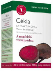 INTERHERB Napi 1 CÉKLA kapszula 200mg 30 db Interherb