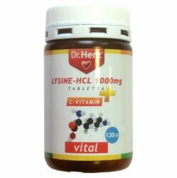 Dr. Herz Lizin Lysine-HCL+C-vitamin tabletta 120 db