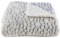 4-Home Pătură din imitație de blăniță Petra gri, 150 x 200 cm