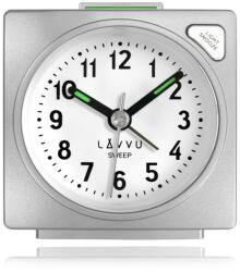 Lavvu Ceas de alarmă SWEEP LAVVU Silver cu funcționare lină