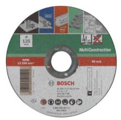 Bosch Disc de taiere BOSCH pentru constructii multiple, drept , D 125 mm , grosime 1.0 mm (2 609 256 307)