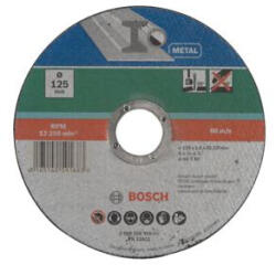 Bosch Disc de taiere pentru metal BOSCH , drept , D 125 mm; grosime 1.6 mm (2 609 256 316)