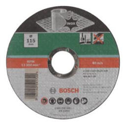 Bosch Disc de taiere BOSCH pentru otel inoxidabil D 115 mm; grosime 1, 0 mm (2 609 256 320)
