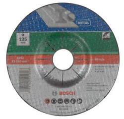 Bosch Disc de slefuire BOSCH pentru metal, centru ingropat , D 125 mm , grosime 6 mm (2 609 256 337)