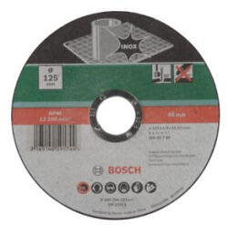 Bosch Disc de taiere BOSCH pentru otel inoxidabil D 125 mm; grosime 1, 0 mm (2 609 256 322)
