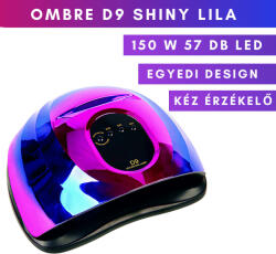  Ombre D9 Shiny UV/LED műkörmös lámpa - Fényes lila (OMBD9PURPLE)