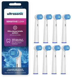 Ultrasonic Pótfej Oral-B-hez SensitiveClean, 8 db