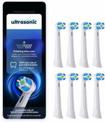  Ultrasonic Cserefejek Oral-B iO-hoz UltimateClean, 8 db, fehér