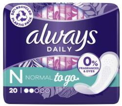 Always Daily Normal To Go absorbant slip Absorbante slip 20 buc pentru femei