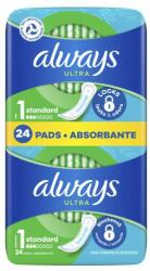 Always Ultra Standard Without Wings absorbant Absorbant sanitar fără aripioare Standard 24 buc pentru femei