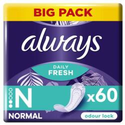 Always Daily Fresh Normal Odour Lock absorbant slip Absorbante slip 60 buc pentru femei