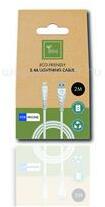 BIOND USB-A / Lightning kábel környezetbarát lebomló anyagokból, 2m (BIO-20-IP) (BIO-20-IP)