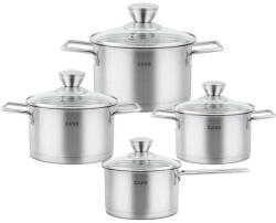 Zass Gourmet Set Oale Zass Gourmet ZG-SCS 03 Inox Cu Capac 8 Piese Argintiu (ZG-SCS 03)