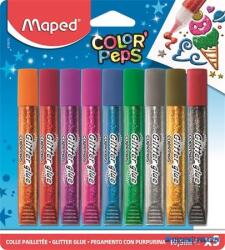 Maped Csillámos ragasztó, MAPED "Color`Peps", 9 különböző szín (IMA813010) - kecskemetirodaszer