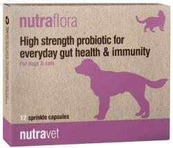 Nutravet Nutraflora 12 probiotice caini si pisici, sustinere intestinala si imunitara