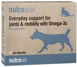 Nutravet Nutraquin 45 Omega-3 caini si pisici suport articulatii si mobilitate